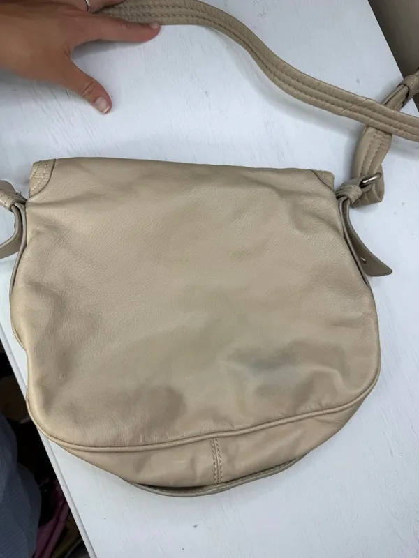 Marc by Marc Jacob Totally Turn-Lock Natasha Crossbody Bag Stone Cream - Image 8