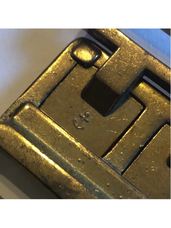 Vintage Brass Tone Retro Boho Belt Buckle - Image 5