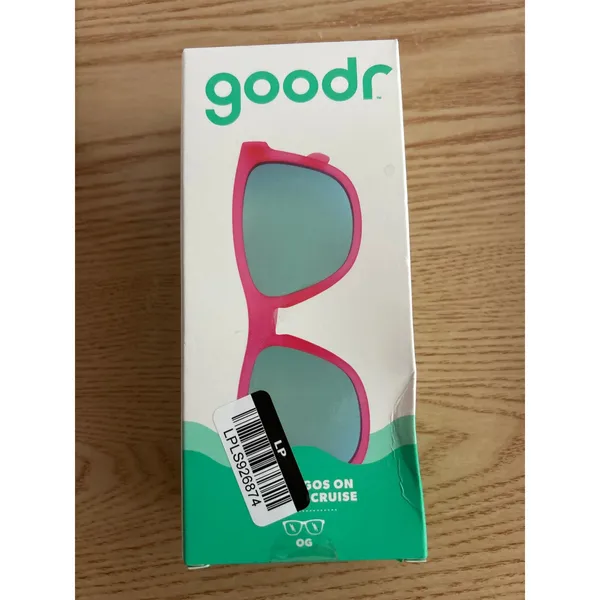 New 😎 Goodr OG Sunnies Flamingos 🦩on a Booze Cruise Pink Sunglasses Unisex - Image 4