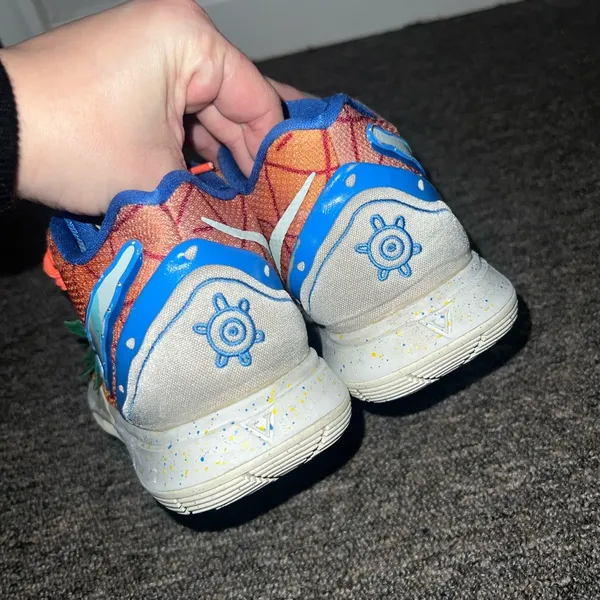 Nike Orange Kyrie 5 'Pineapple House' Sneakers Size 4 Youth / 5.5 US Women’s - Image 4