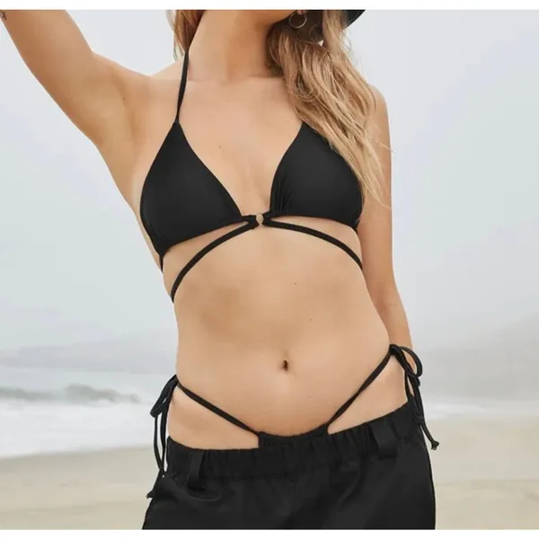 Alo yoga x Frankie's Bikinis Tatum bikini set size M new with tags - Image 5
