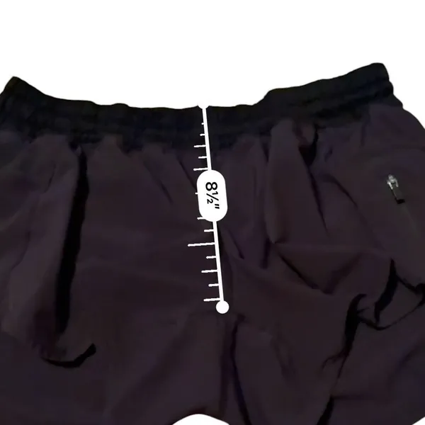 Lululemon Track That Mid Rise Lined Shorts Womens 6 Black‎ 4" Running Pocket - Image 12