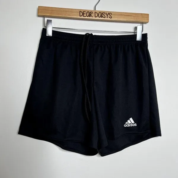 Adidas Black Athletic Drawstring Shorts - Image 5