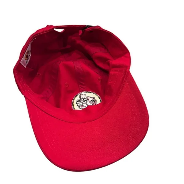 Buc-EE's Strapback Hat Baseball Cap Red Beaver Logo - Image 6