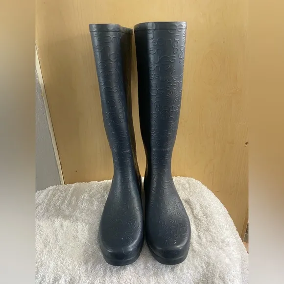 Ugg’s women’s tall blue Wiltshire rain boots 8 - Image 2