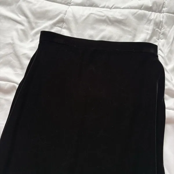 Vintage 90s Velour Maxi Skirt Womens‎ Small Gothic Vampire Y2K Feminine Grunge - Image 2