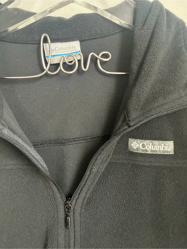 Columbia Women's Black Quarter-Zip Fleece Pullover - Image 3