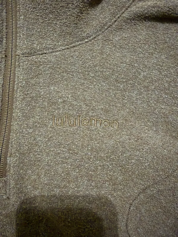 Lululemon Looped Terry Fleece Half-Zip Hoodie - Image 3