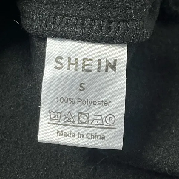 SheIn Black Halloween pullover fleece sweatshirts crewneck size small - Image 3