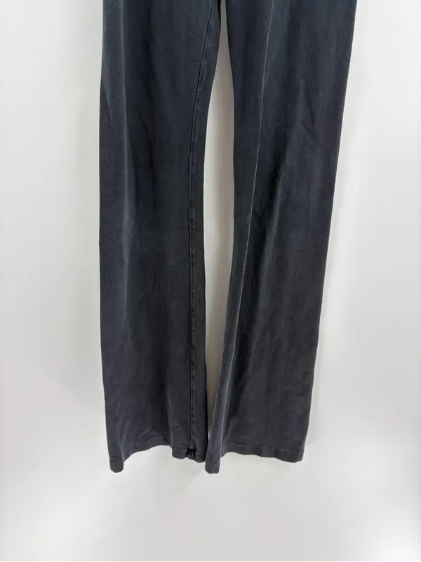 Hard tail y2k 2000s 90s fold over black workout pants leggings size xs - Image 4