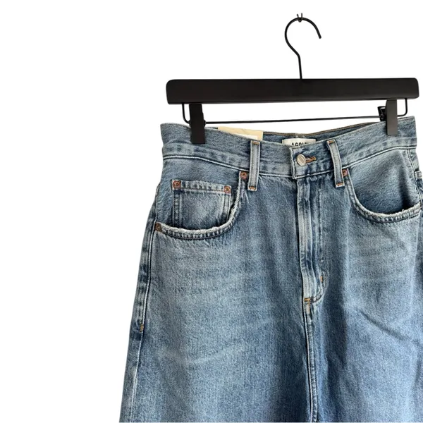 Agolde Valeria High Rise‎ Loose Baggy Jeans Temor Wash 24 - Image 7
