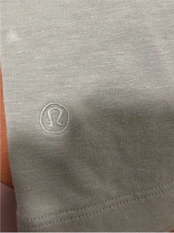 Lululemon Classic-Fit Cotton-Blend T-Shirt in Silver Blue - Size: 2 - Image 5