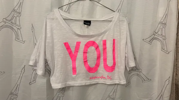 Cropped graphic tee White Size M - Image 3