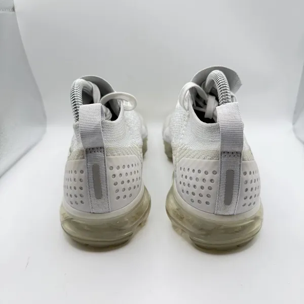 Nike Air Vapormax Flyknit 2 Triple White Vast Grey 942843-105 Women's Size 8.5 - Image 4