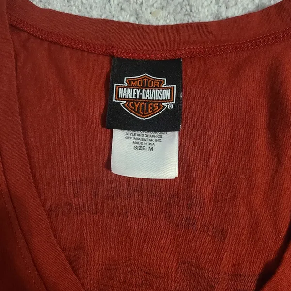 Harley Davidson Women's Tank Top Size Medium We Believe in Freedom Vintage - Image 4