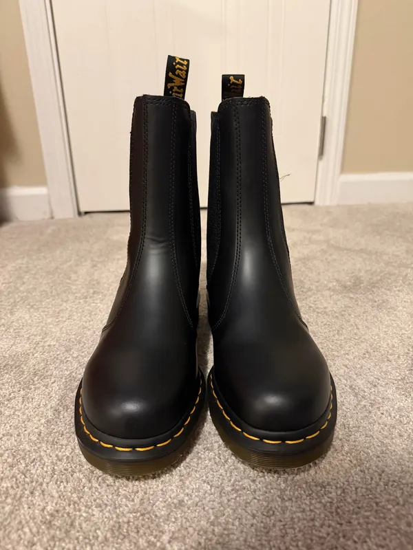Dr Martens Black Leather Chelsea Boots - Image 7