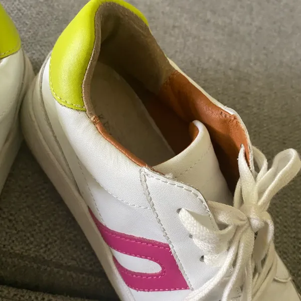 🌿🛍️Lucky Brand “Hinta” leather sneakers women’s size 7 - Image 2