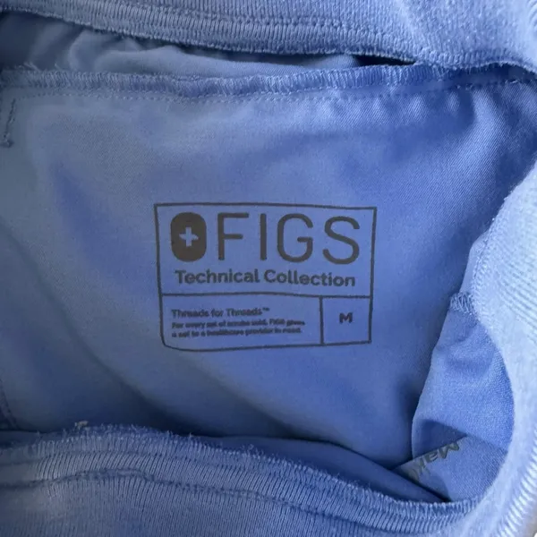FIGS - Technical Collection Jogger Pants Light Blue Sz M - Image 6