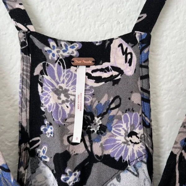 Free People Purple Floral Dress - Image 5