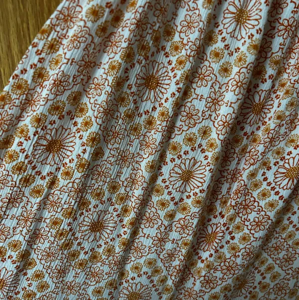 Floral midi dress Orange - Image 3