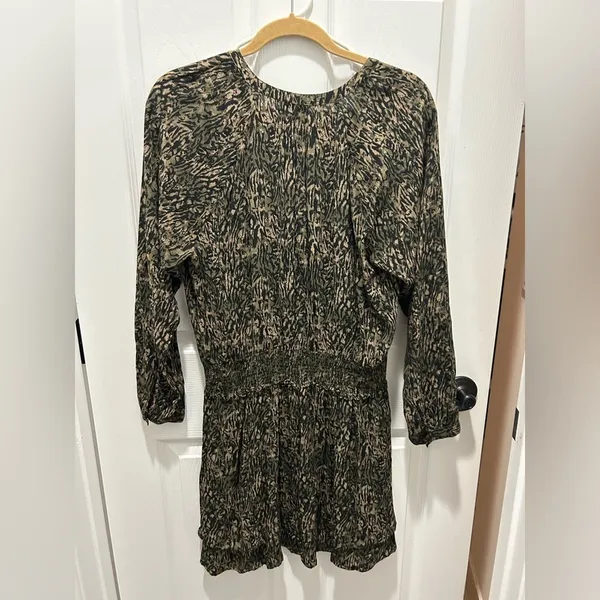Rails Olive Long Sleeve Dress - Image 4