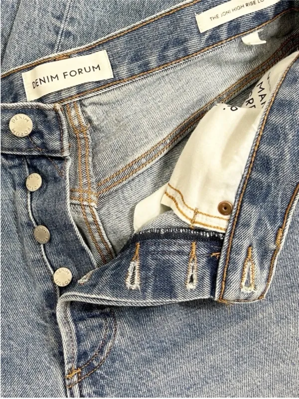 Aritzia Denim Forum Cotton The Joni High Rise Loose Denim Jeans Butter Mom SZ 29 - Image 4