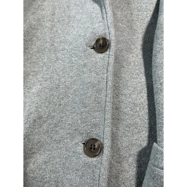 J Crew Sweater Blazer Cotton Gray Size S - Image 7