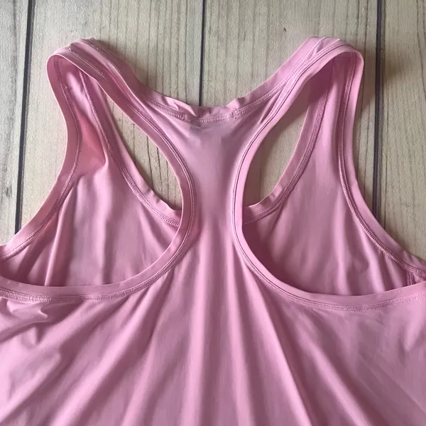 Athleta Pink Scoop Neck Racerback Tank Top - Image 7