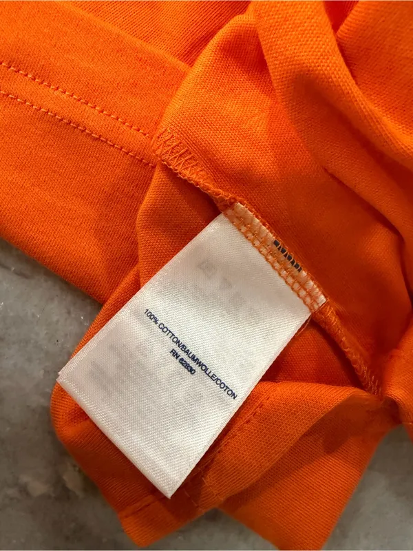 NWOT Lands End Size S Orange Short Sleeve Collared Polo Shirt - Image 9