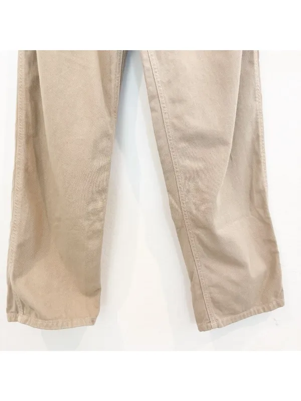 Garage Jeans Size 26‎ Tan Carpenter Cargo Wide Leg Rigid High Rise Grunge Punk - Image 4