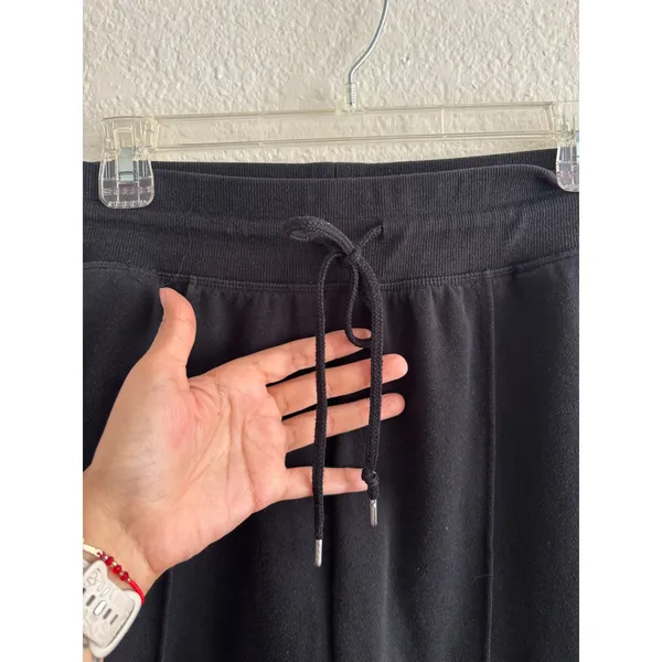 Champion C9 Joggers Size M Black Tapered Sweatpants High Rise Drawstring Seam - Image 3