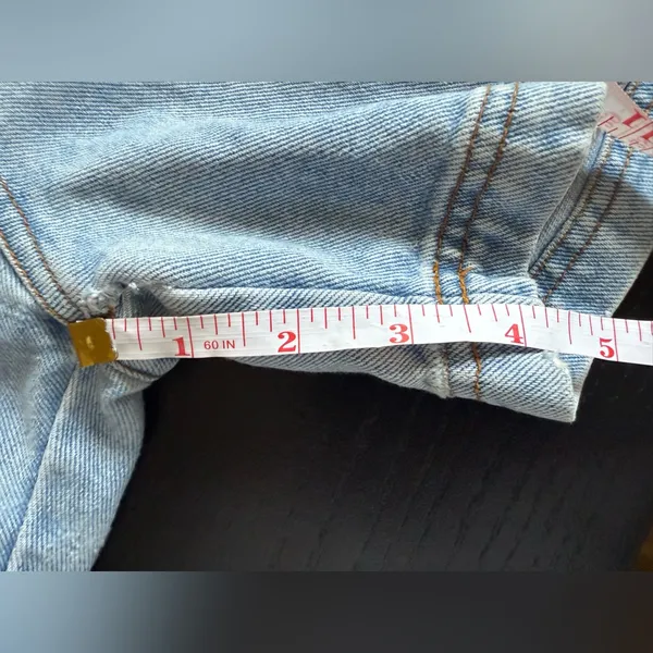 Vintage RIO‎ High-Waisted Denim Shorts – Size 11 - Image 8