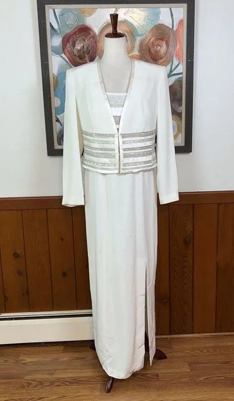 Pretty New Pierre Laurent Mother of the Bride/Simple Wedding Gown! - Image 6
