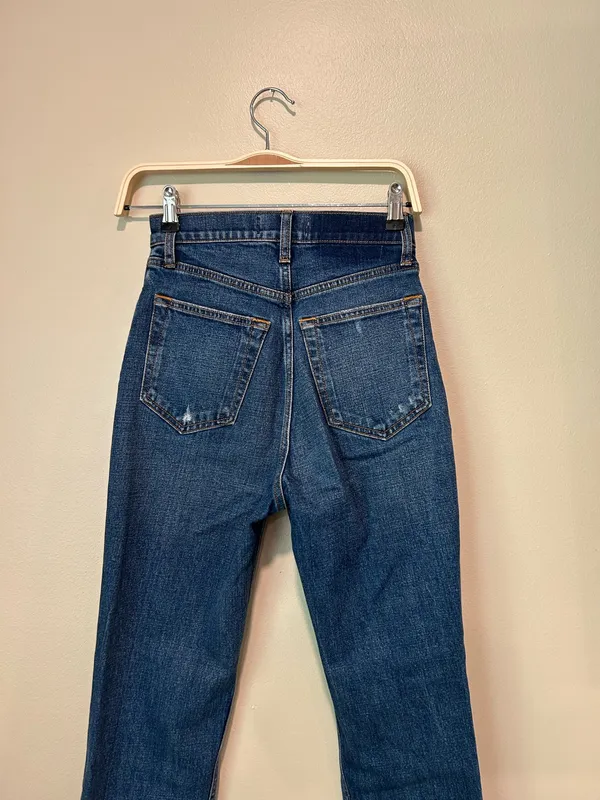 Abercrombie and Fitch the straight ankle ultra high rise jeans - Image 6