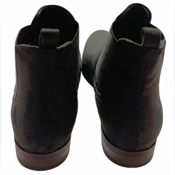 VJH Comfort Slip On Ankle Boot, Western Almond Round Toe Elastic Chelsea Boots - Image 4