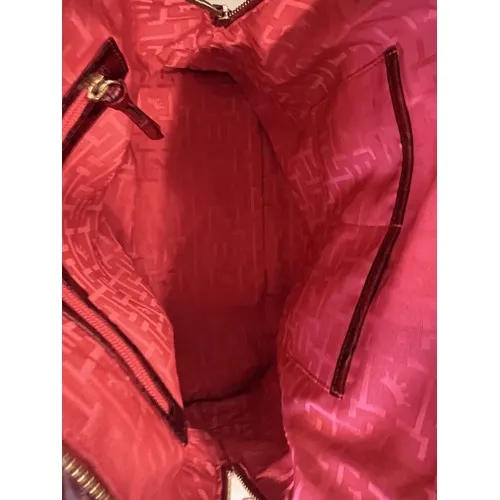 Elaine Turner Red Crocodile Embossed Leather Satchel Handbag Gold Hardware‎ - Image 10