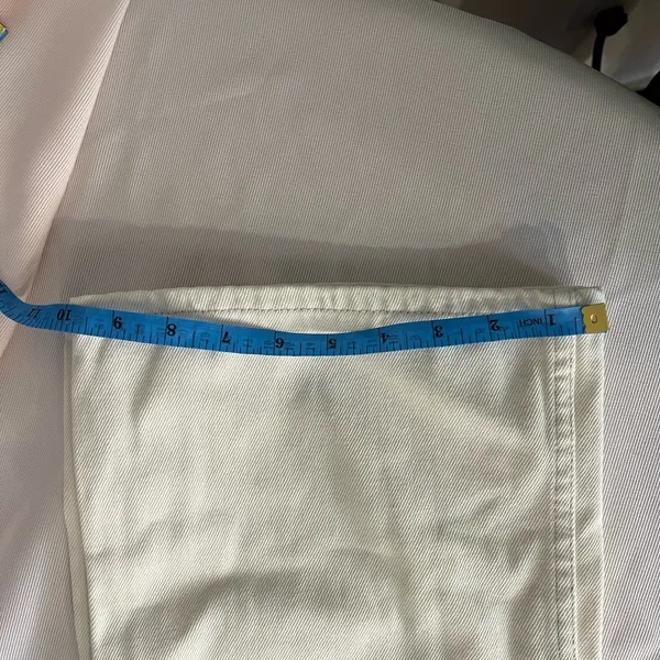 H&M Women's Cream Wide Leg Jeans - Image 3