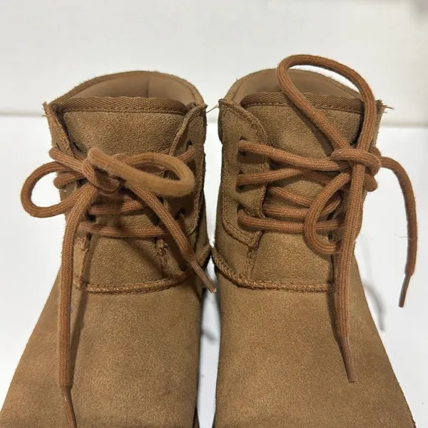 UGG NEUMEL HIKER CHESTNUT SUEDE Boots EUC - Image 3