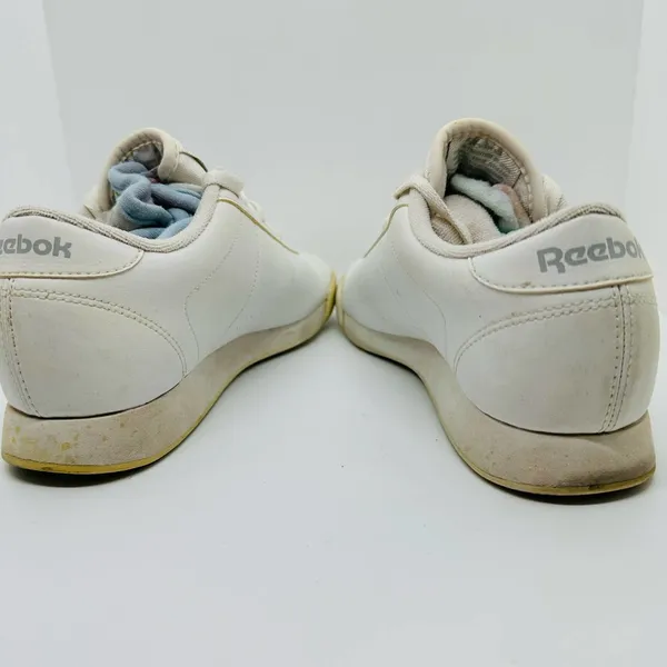 Reebok Women’s White Classic Lace Up Athletic Tennis Shoes Size 6.5 - Image 4