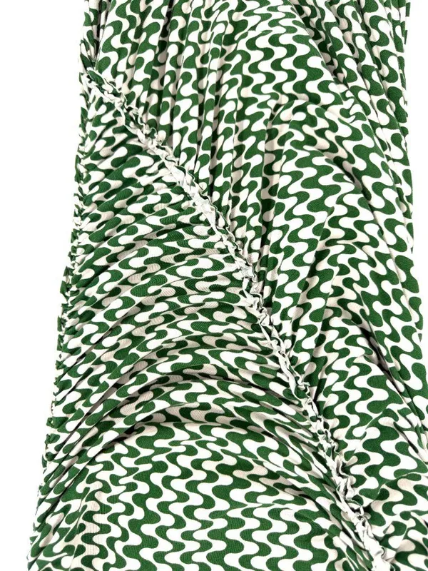 Celandine for Anthropologie The Gabbie Strapless‎ Ruched Green Maxi Dress L - Image 5