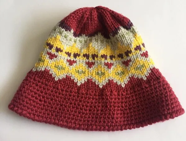 Free People High Road Fairisle Bucket Hat - Image 5