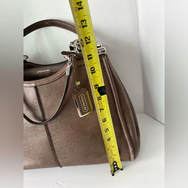 Coach Brown Leather Women's Bag - Image 12