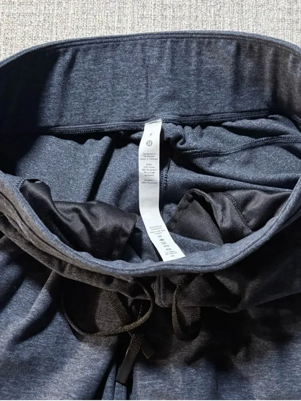 💥Lululemon Ready to Rulu Crop Joggers Heathered Navy Black Size 6💛 - Image 10