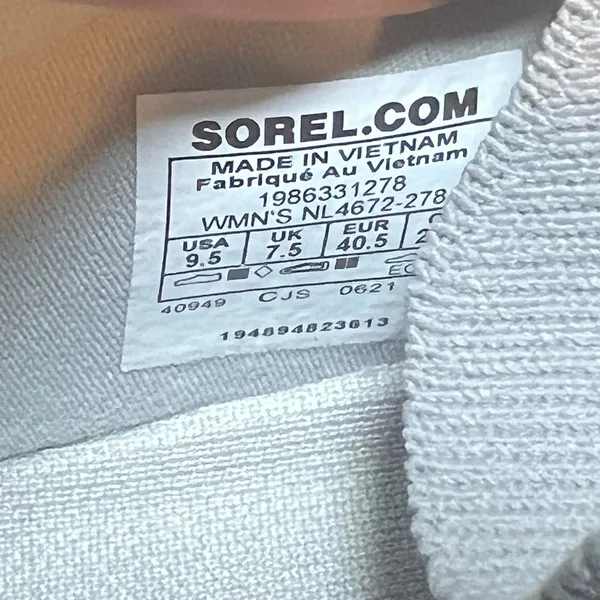 Sorel‎ Knit Sneakers Lightweight Comfort Walking Shoes Athleisure Women's - Image 7