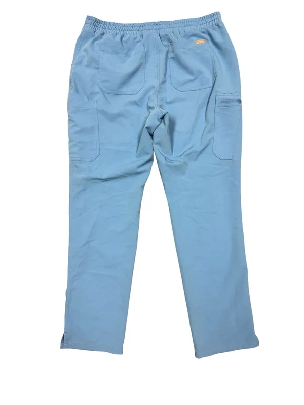 FIGS Yola Technical Collection Scrub Pants Women’s L | Ceil Blue | EUC - Image 3