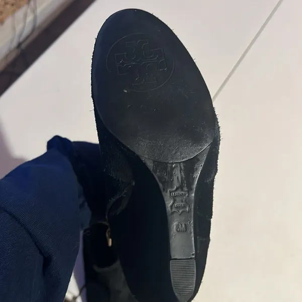 Tory Burch, Milan suede black ankle boots women’s size 6 - Image 11