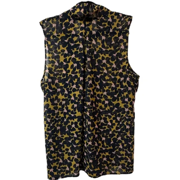 Cabi‎ By Anthropologie Flynn Floral Tie Top Size Large - Image 8