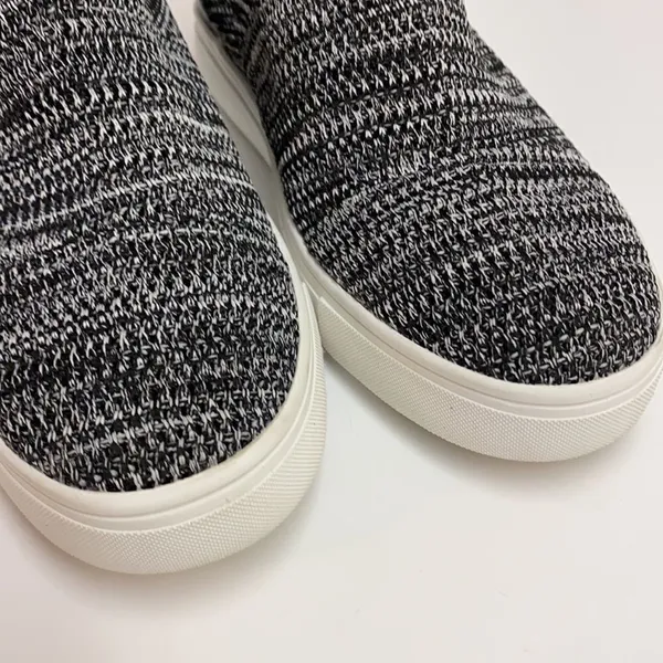 Flyknit Slip-On Black Wedge Sneakers A17‎ - Image 5