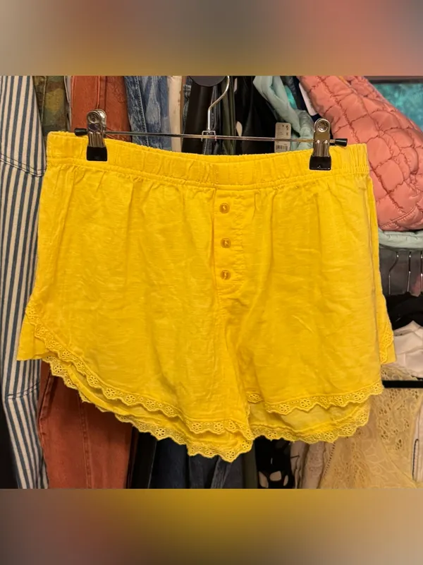 NWT Free People FP Intimately Good Intentions PJ Set - lemon drop yellow - XS - Image 10