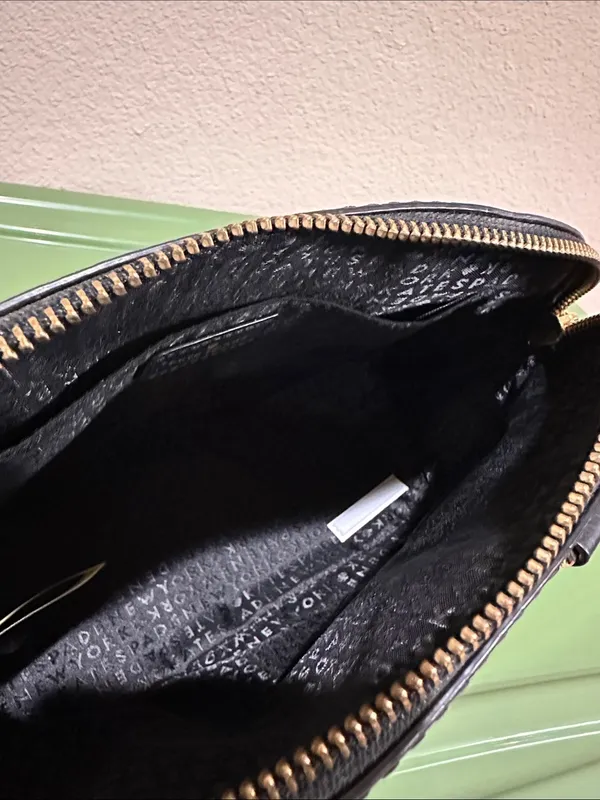kate spade Black Leather Satchel with Gold Hardware - Image 7
